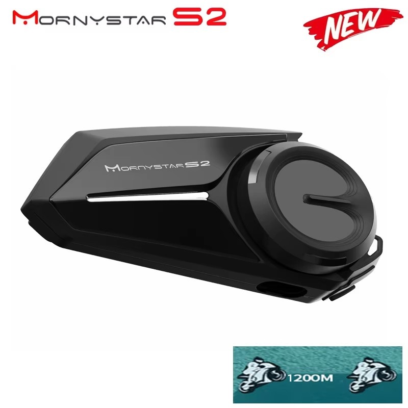 Universal Motorcycle Helmet Intercom Headset - Mornystar S2 Helm Headset Motorfiets Intercom
