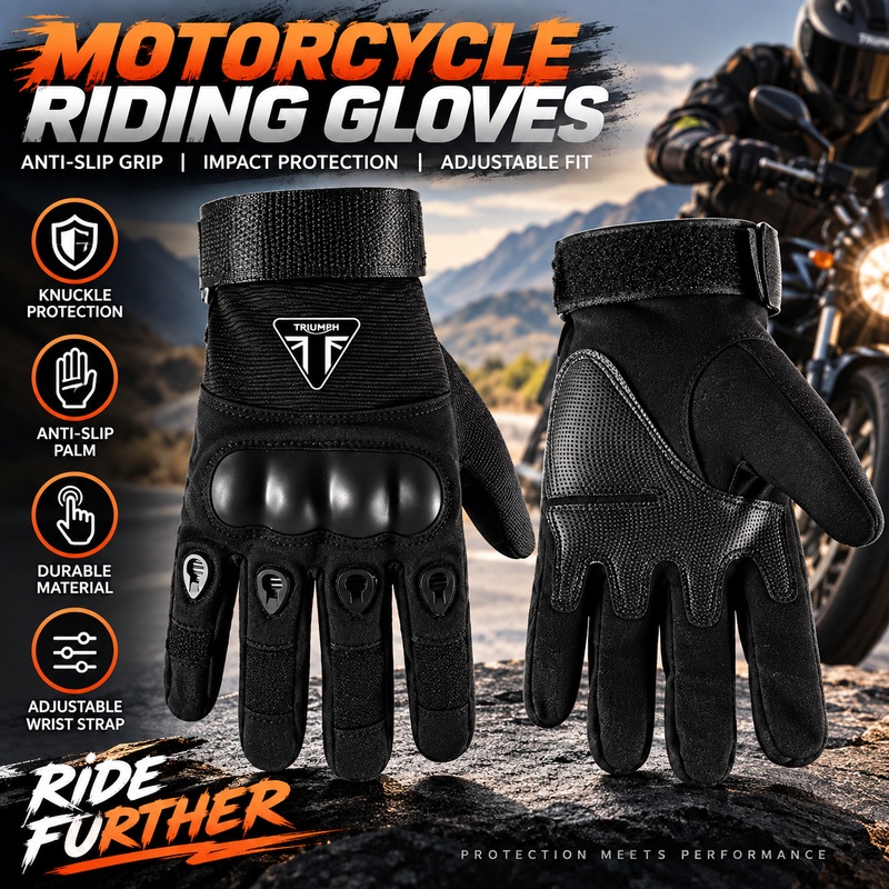 Riding Gear - Voor TRIUMPH motoraccessoires: handschoenen, veiligheidsuitrusting, motocrosshandschoenen,