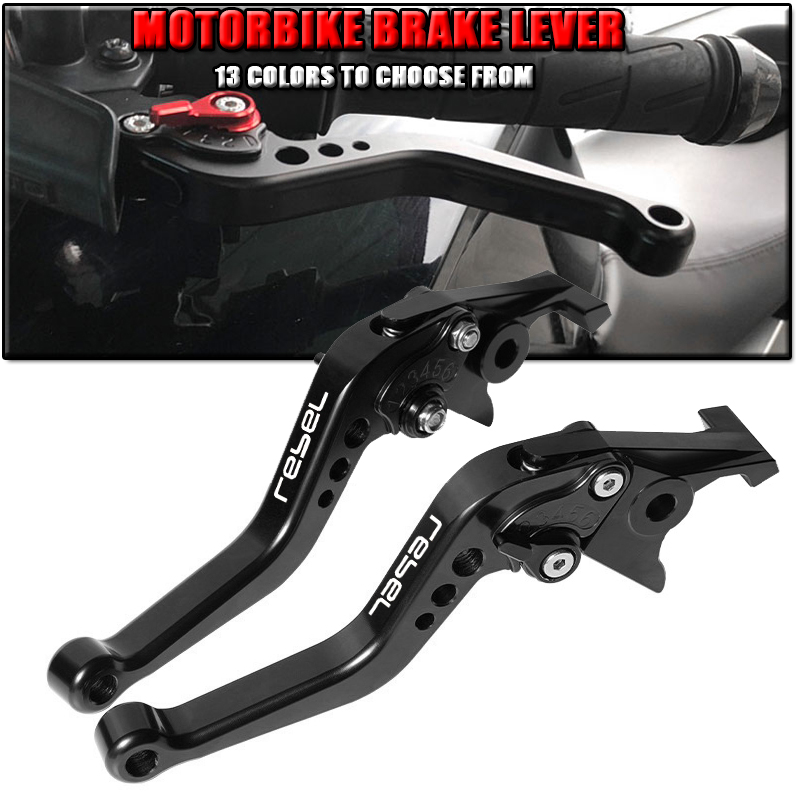Cnc Aluminum Adjustable Brake Clutch Levers - Voor Honda REBEL/CM/CMX 300/500 REBEL Motorfiets