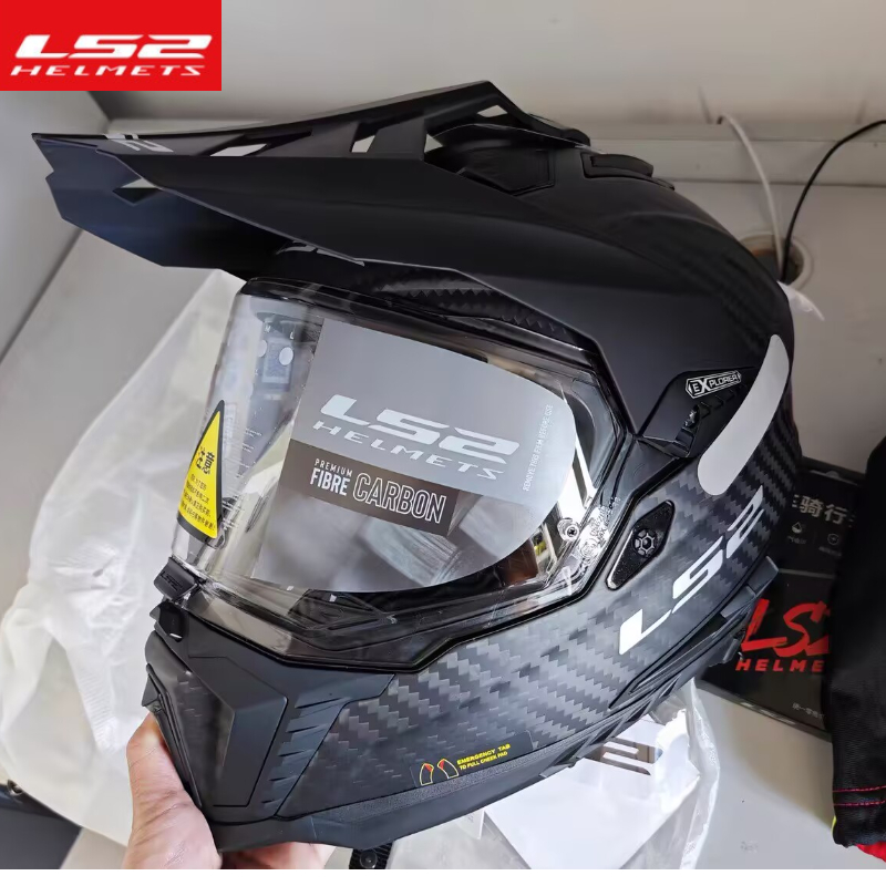 Carbon Fiber Lightweight Motorcycle Helmet - LS2 MX701 Koolstofvezel Lichtgewicht Full Face