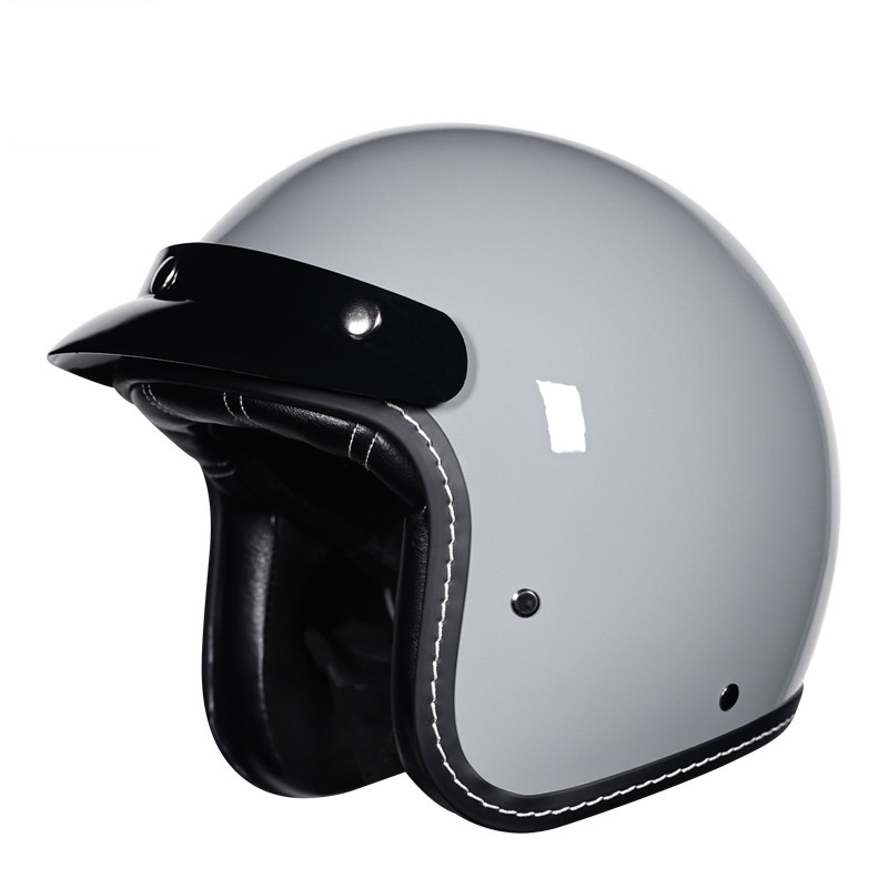 Unisex retro 3/4 open-face mot - Vintage Open Face Retro Helmet recensie en prijs