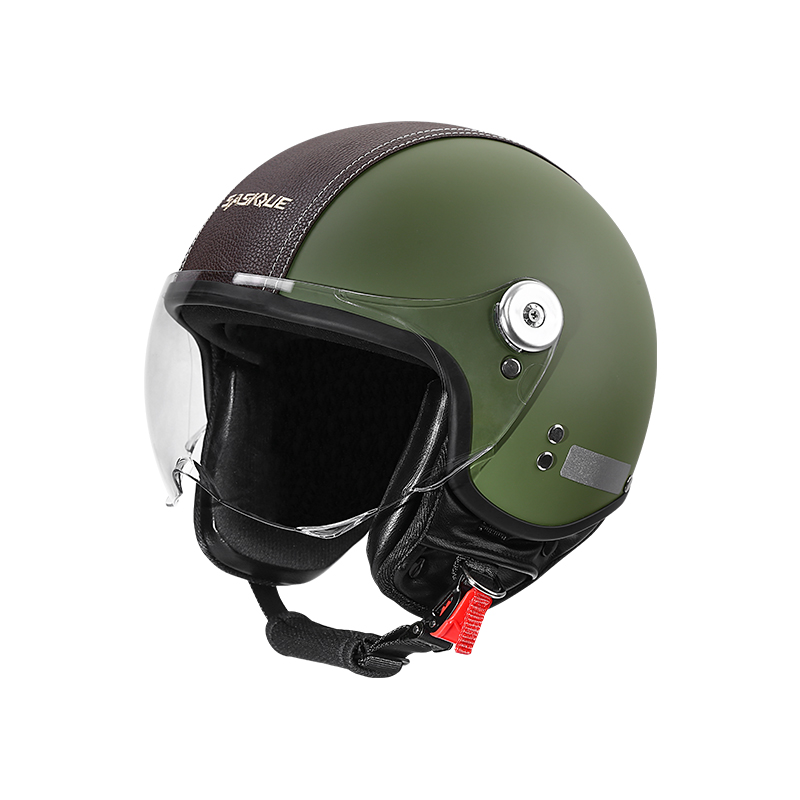 Vintage 3/4 open face motorhel - Vintage Open Face Retro Helmet recensie en prijs