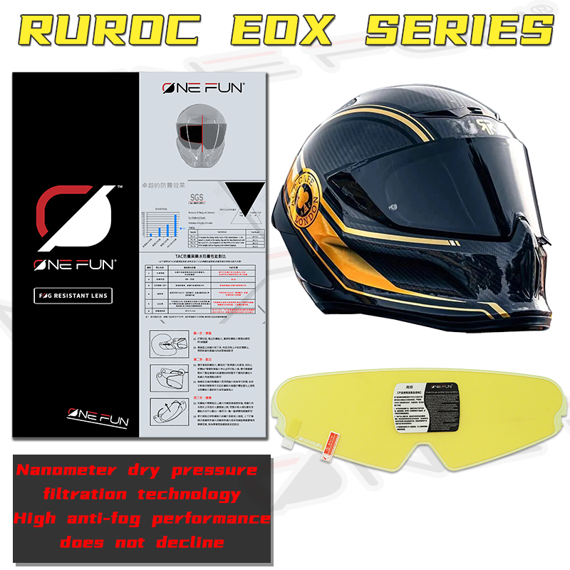 Motorhelm Anti-condens vizier  - Motorcycle Helmet Anti Fog Pinlock Shield recensie en prijs