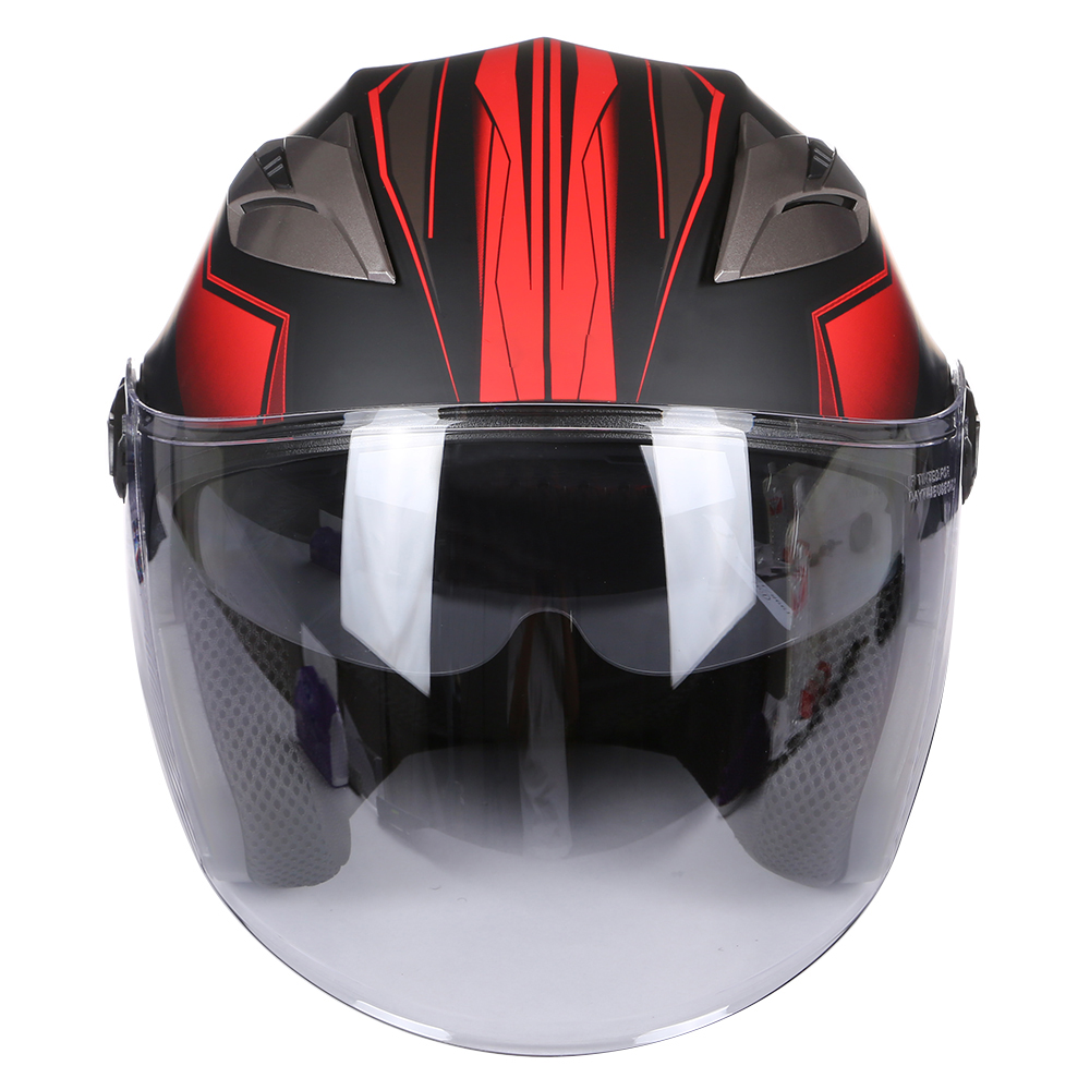 Dubbele Lens Retro Open Gezich - Vintage Open Face Retro Helmet recensie en prijs