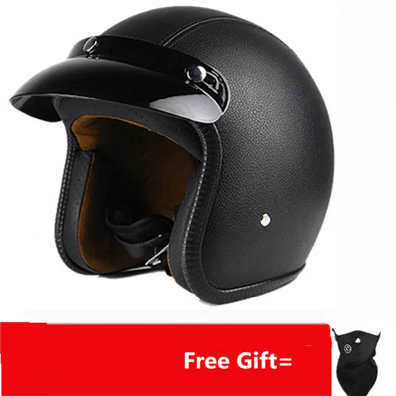 Retro Vintage Cafe Racer Motor - Vintage Open Face Retro Helmet recensie en prijs
