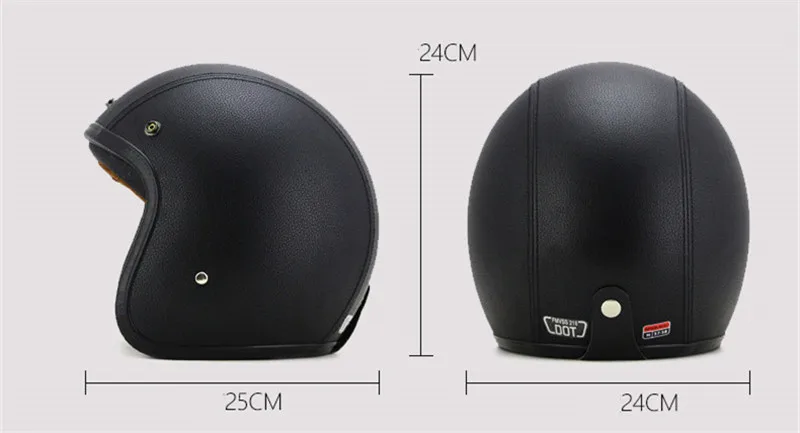 Retro Vintage Cafe Racer Motor - Vintage Open Face Retro Helmet recensie en prijs