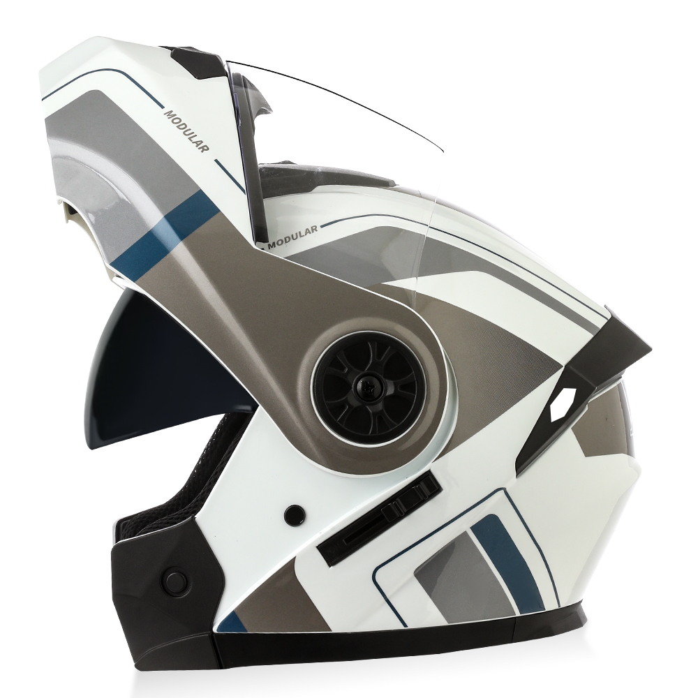 BLD Nieuwe Collectie Hoge Kwal - Modular Flip Up Motorcycle Helmet Dot Approved recensie en prijs