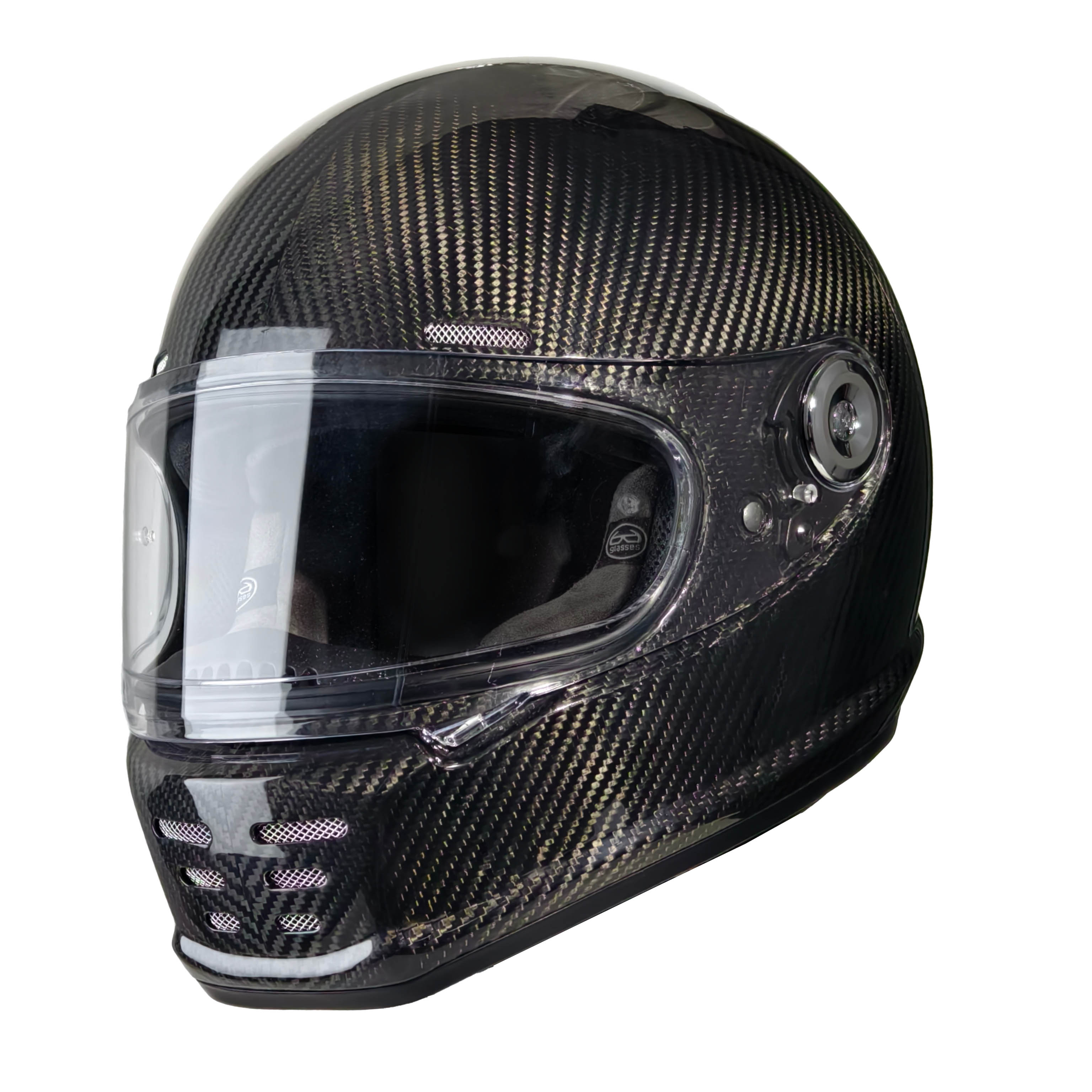 3K koolstofvezel retro motorhe - Full Face Motorcycle Helmet With Bluetooth recensie en prijs