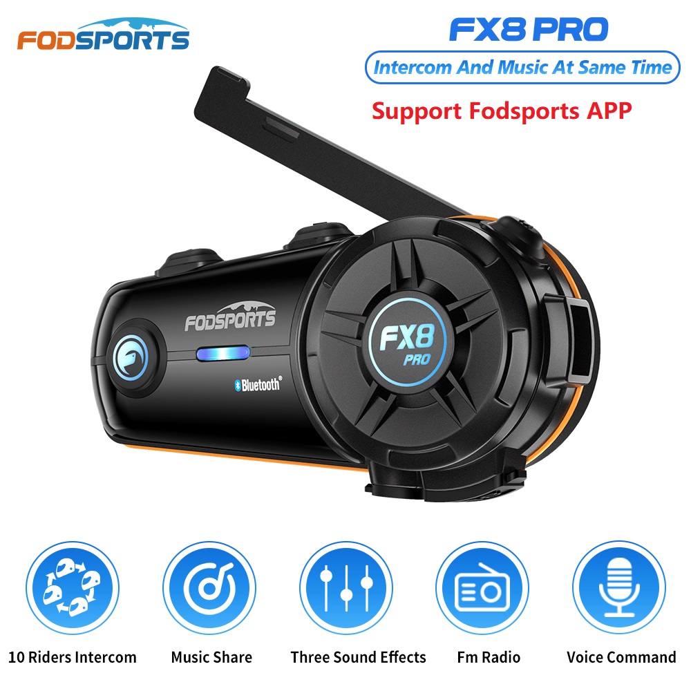 Fodsports FX8 Pro Motorfiets I - Universal Motorcycle Helmet Intercom Headset recensie en prijs