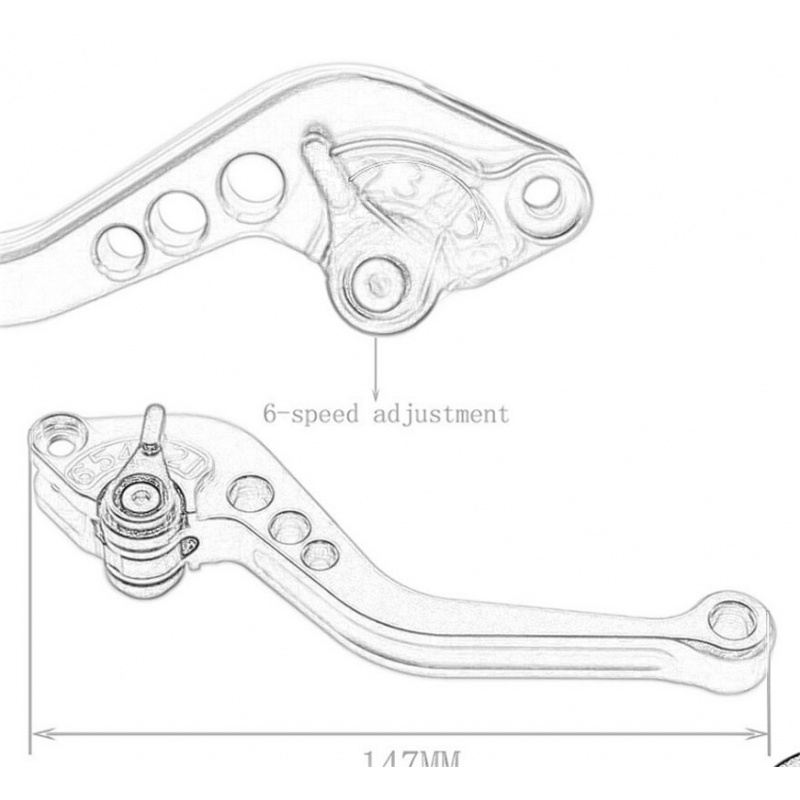Voor Honda REBEL/CM/CMX 300/50 - Cnc Aluminum Adjustable Brake Clutch Levers recensie en prijs
