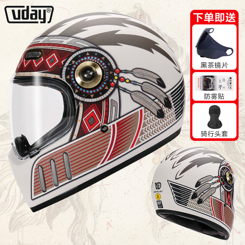 Retro Full Face Motorhelm Vint - Vintage Open Face Retro Helmet recensie en prijs
