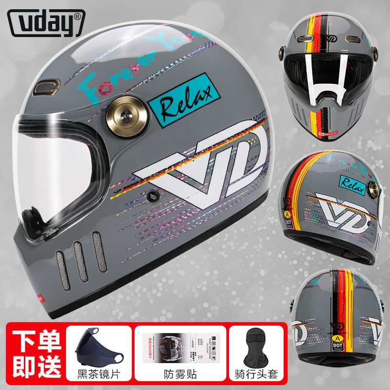 Retro Full Face Motorhelm Vint - Vintage Open Face Retro Helmet recensie en prijs