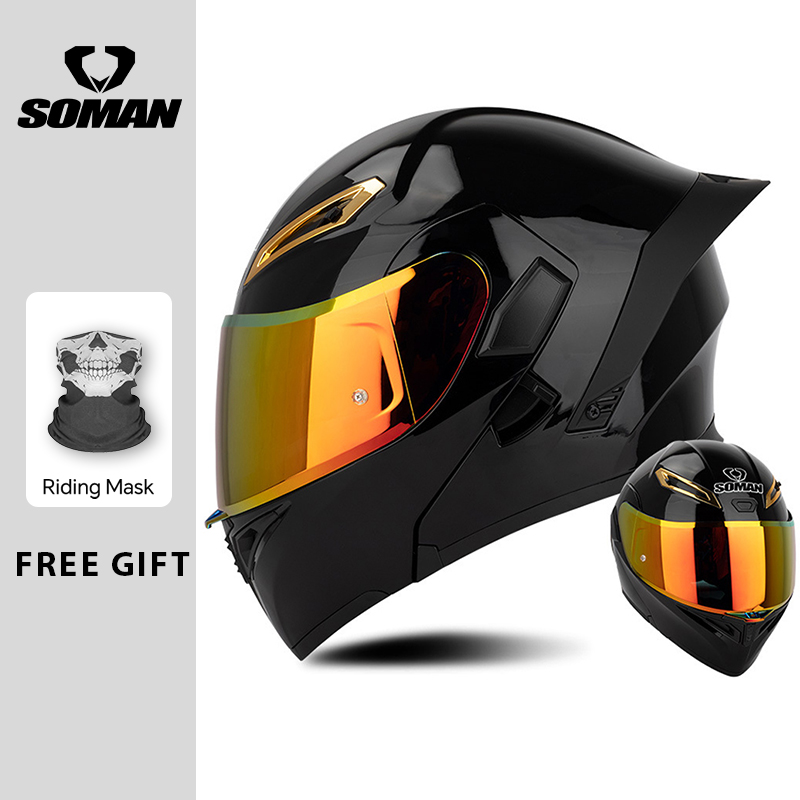 Unisex DOT goedgekeurde opklap - Modular Flip Up Motorcycle Helmet Dot Approved recensie en prijs