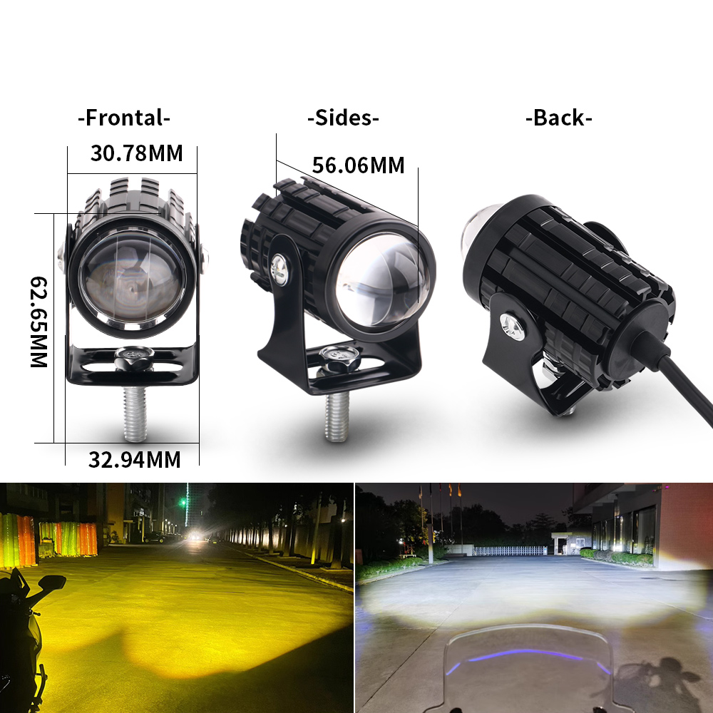 2 Stuks Universele Motorfiets  - Universal Motorcycle Led Headlight Projector recensie en prijs