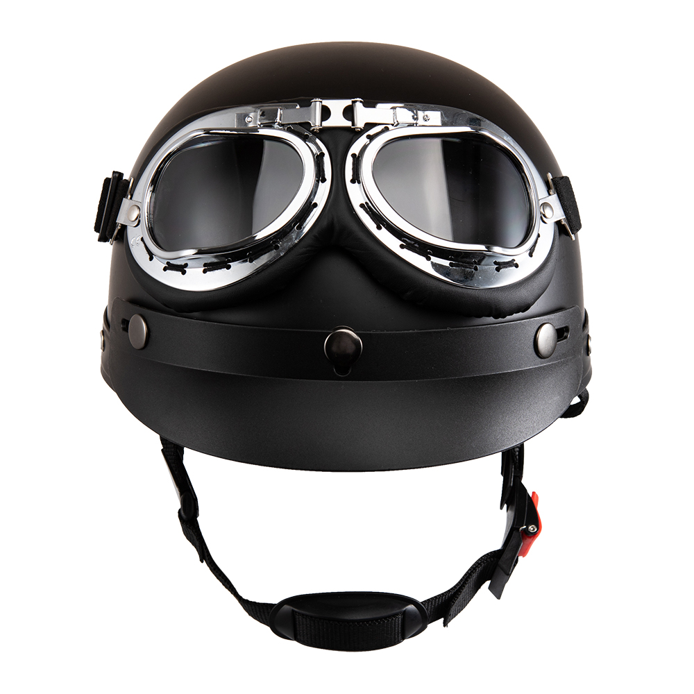 Motorhelm Open Gezicht Retro C - Vintage Open Face Retro Helmet recensie en prijs