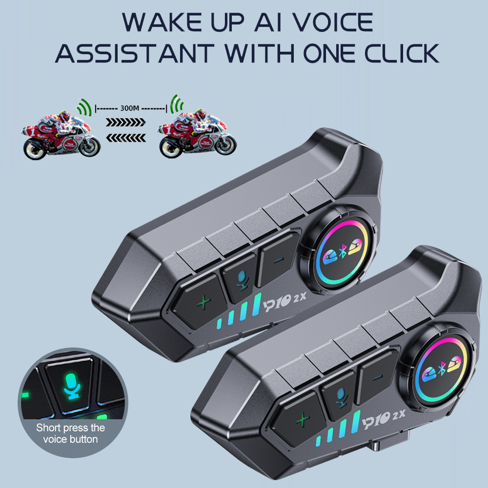 Y10 2x Motorfiets Intercom Blu - Full Face Motorcycle Helmet With Bluetooth recensie en prijs