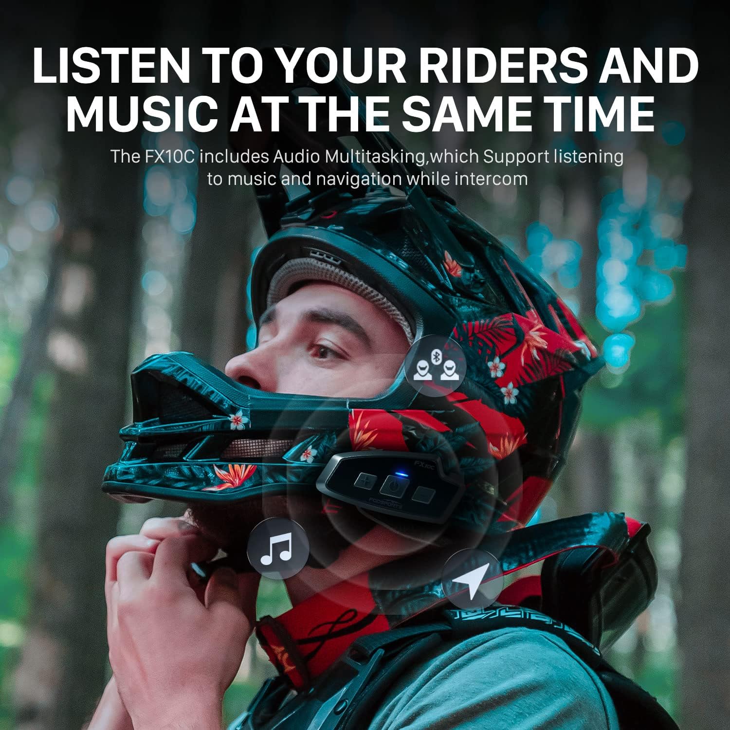 Fodsports FX 10C Motorfiets Me - Full Face Motorcycle Helmet With Bluetooth recensie en prijs