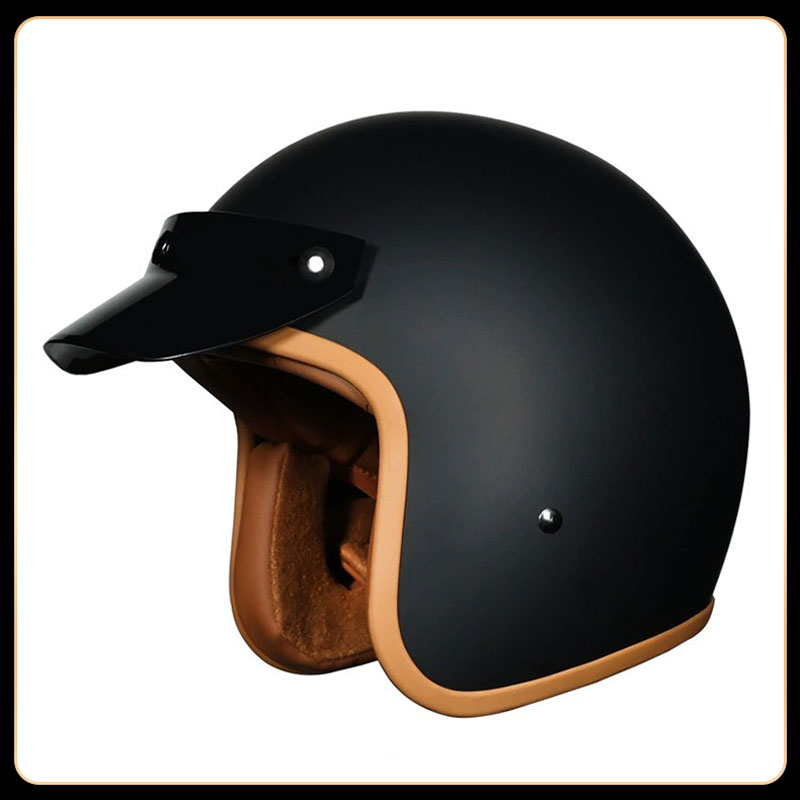 Retro Vintage 3/4 Open Face He - Vintage Open Face Retro Helmet recensie en prijs