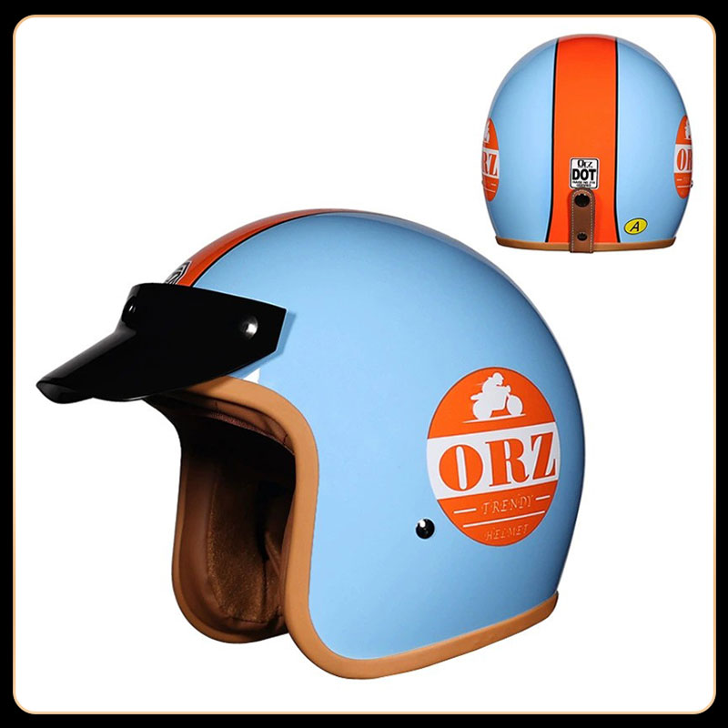Retro Vintage 3/4 Open Face He - Vintage Open Face Retro Helmet recensie en prijs
