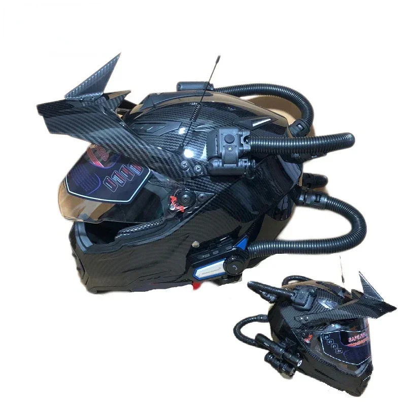 Retro helm motorfiets off-road - Full Face Motorcycle Helmet With Bluetooth recensie en prijs